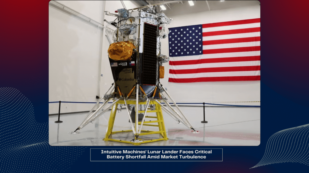 Intuitive Machines' Lunar Lander Faces Critical Battery Shortfall Amid Market Turbulence