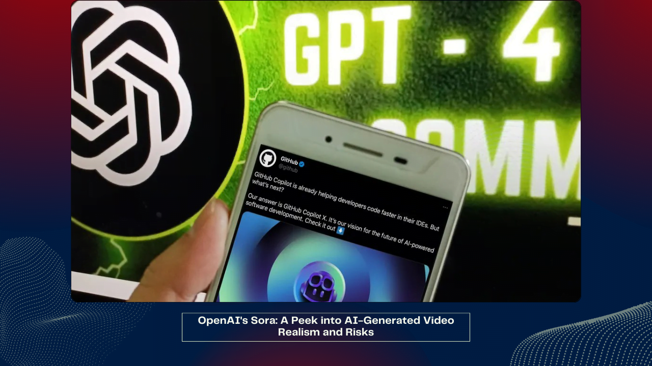 OpenAI's Sora: A Peek into AI-Generated Video Realism and Risks 1 OpenAI's Sora A Peek into AI-Generated Video Realism and Risks