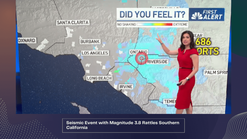 Seismic Event with Magnitude 3.8 Rattles Southern California