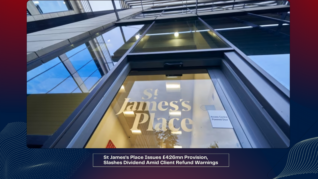 St James’s Place Issues £426mn Provision, Slashes Dividend Amid Client Refund Warnings 1 St James’s Place Issues £426mn Provision, Slashes Dividend Amid Client Refund Warnings