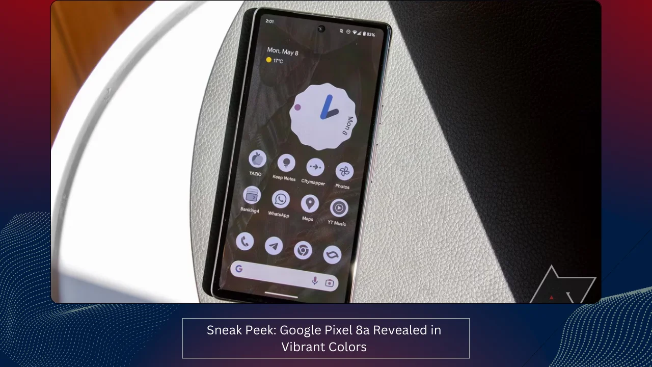 Sneak Peek: Google Pixel 8a Revealed in Vibrant Colors 1 Sneak Peek: Google Pixel 8a Revealed in Vibrant Colors