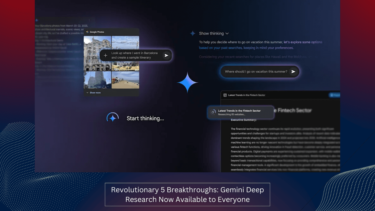 Revolutionary 5 Breakthroughs: Gemini Deep Research Now Available to Everyone 1 Revolutionary 5 Breakthroughs Gemini Deep Research Now Available to Everyone